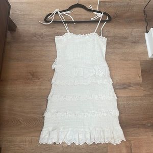 White Smocked Dress